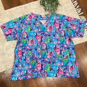 Cottonality scrub top